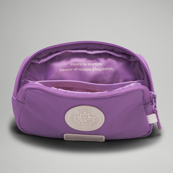 Lululemon Team Canada Future Legacy Mini Belt Bag, Purple Blossom Light -NWT - Picture 9 of 11